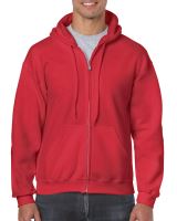 HEAVY BLEND™ ADULT FULL ZIP Kapucnis felső SWEATSHIRT Red